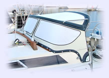 Click to view more sailboats with window covers.